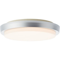 Exterior ceiling light Devora Silver Color Integrated LED