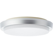 Exterior ceiling light Devora Silver Color Integrated LED