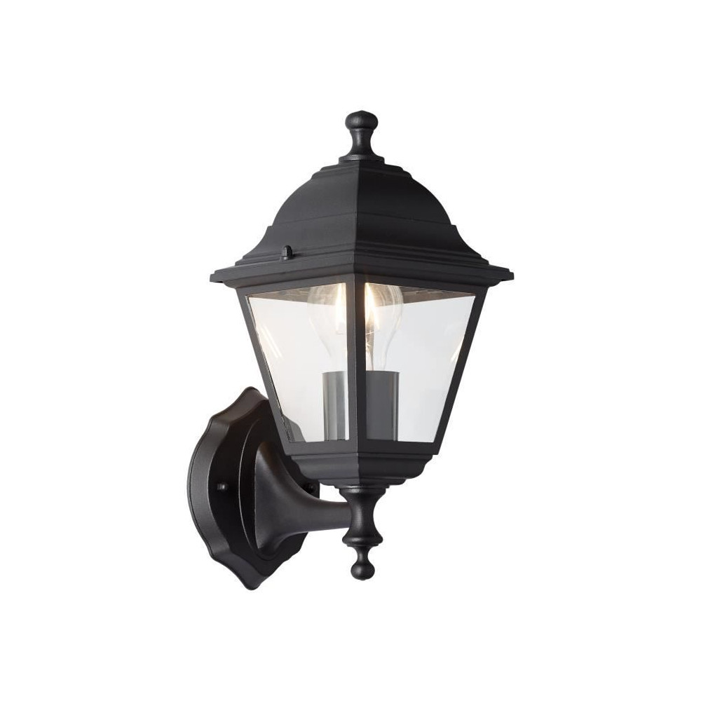 Brilliant rising exterior wall lamp nissie black e27 1x60w