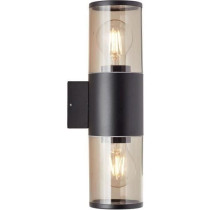 Sergioro Outdoor Applique 2L, Depoli Black, 2x27 20W, bulb not include