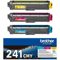 Pack Toners TN241CMY-BROTHER-Cyan, Magenta, Yellow-3x1400 p.-DCP-9015,