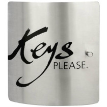 Key cabinet - BURG WACHTER - 6205/10 Ni KEYS PLEASE - Stainless steel,