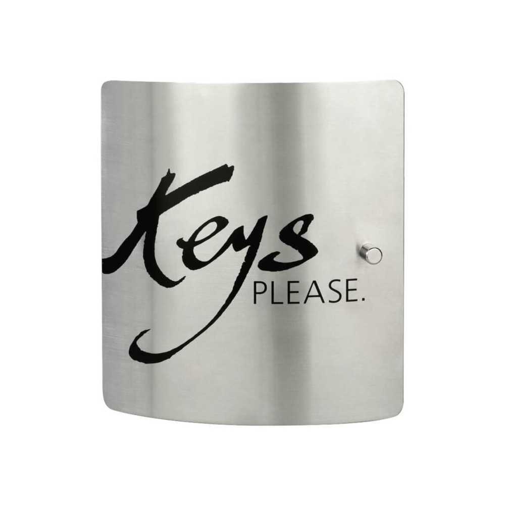 Key cabinet - BURG WACHTER - 6205/10 Ni KEYS PLEASE - Stainless steel,