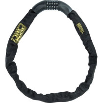 Bike chain lock - BURG WACHTER - 280 C 90 BLACK - 6 mm steel, sheathed