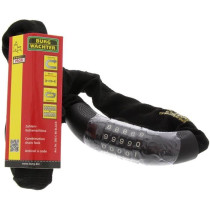 Bike chain lock - BURG WACHTER - 280 C 90 BLACK - 6 mm steel, sheathed