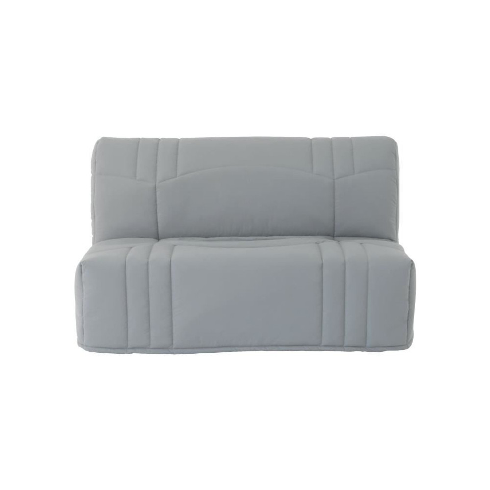 Banquette BZ DREAM - Tissu 100% Coton gris clair - Couchage 140x190 cm