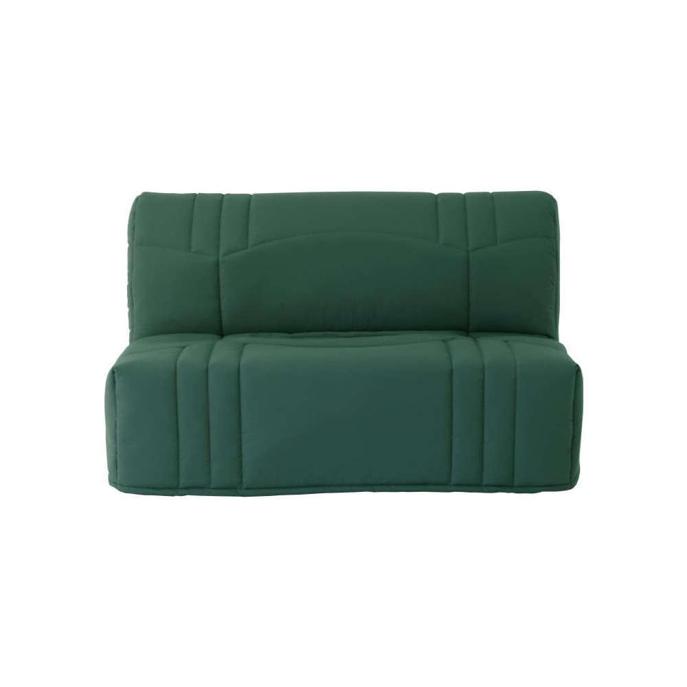 Banquette BZ DREAM - Tissu 100% Coton vert foret - Couchage 140x190 cm