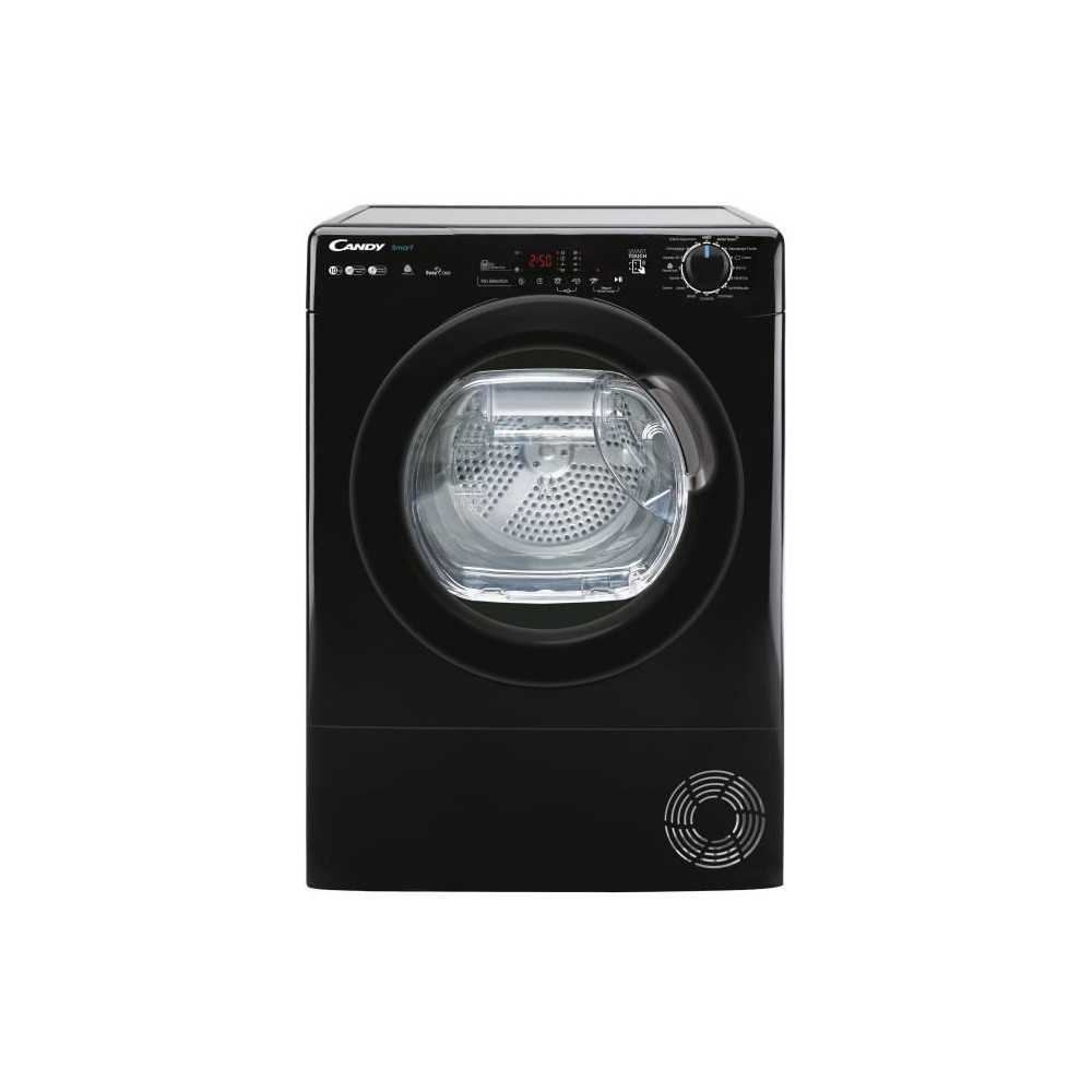 Seche-linge pompe a chaleur CANDY CSEH10A2DBEBX-47 Smart - 10 kg - Bac