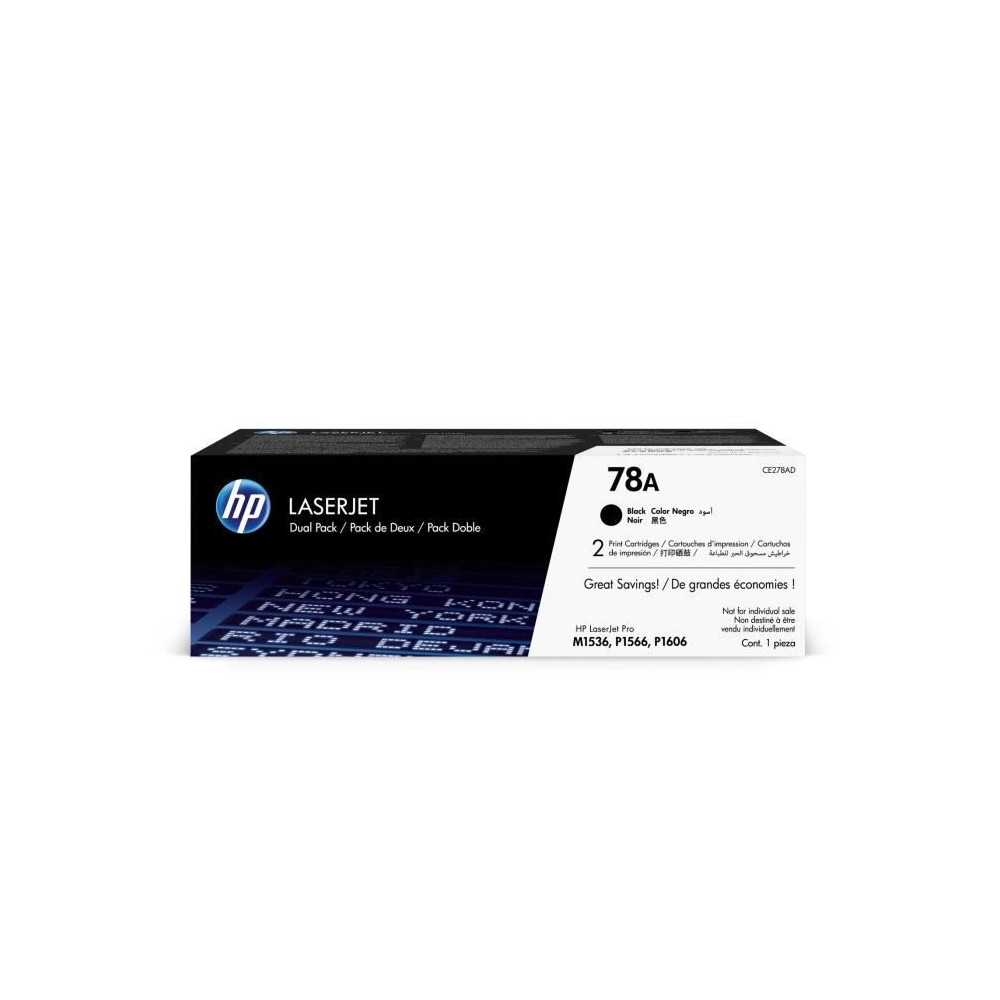 HP 78A Genuine Black LaserJet Toner (CE278A) for HP LaserJet M1536 / P