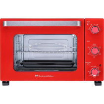 CONTINENTAL EDISON CEMF35R - Electric mini oven 35L red - 1500W - Roti