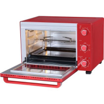 CONTINENTAL EDISON CEMF35R - Electric mini oven 35L red - 1500W - Roti