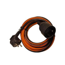 Dual color extension - CHACON - Black / Orange - H05VV-F 3G1.5 - 20 m