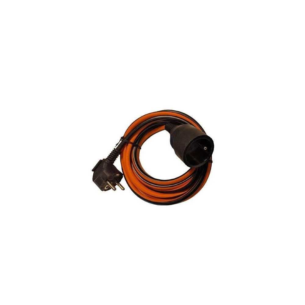 Dual color extension - CHACON - Black / Orange - H05VV-F 3G1.5 - 20 m