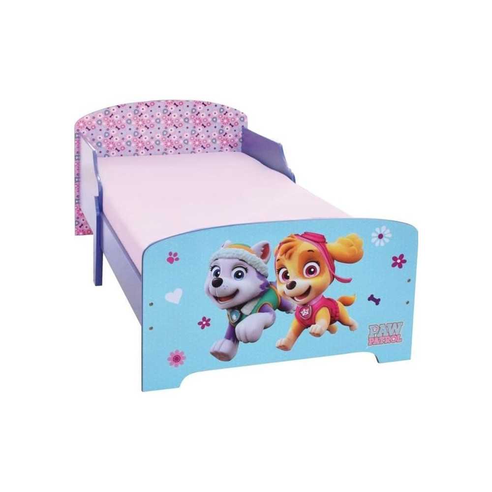 PAT PATROUILLE girl bed 140x70 cm with slats for child