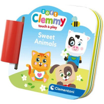 Clementoni - Cubes & animals Soft Clemmy - 6 Cubes + 3 characters + Bo