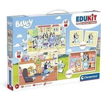 Clementoni - Edukit - Bluey - 4 in 1 learning box - 2 puzzles, 1 memo,