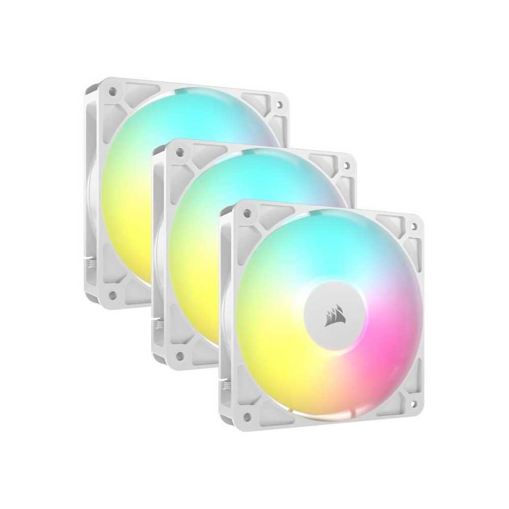 CORSAIR RS120 120mm ARGB Fan 3-Pack - White