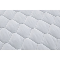 Ensemble Matelas 140x190 cm + Sommier - Mousse - 5 zones - 15 cm - Fer