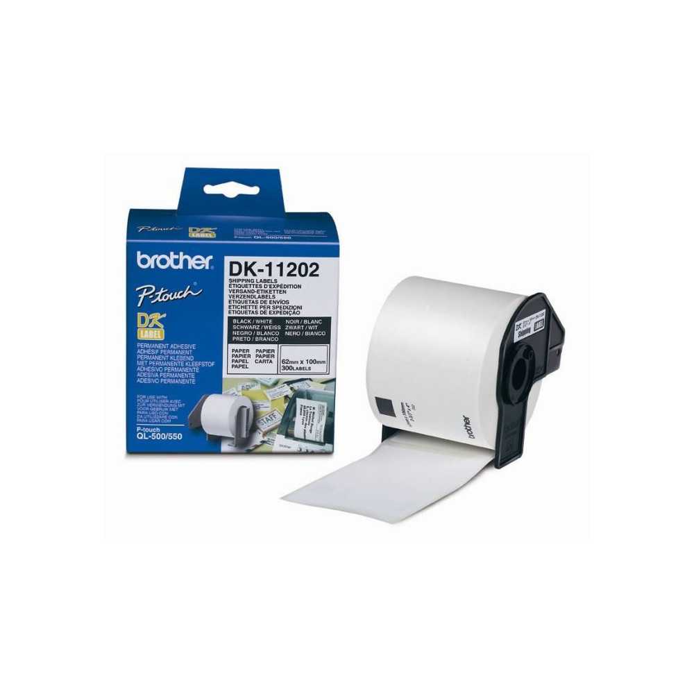 BROTHER Paper Ribbon P-TOUCH DK-11202 - 62x100mm