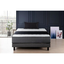 Ensemble matelas + sommier 160x200 cm - Mousse mémoire - 28cm - 5 zon