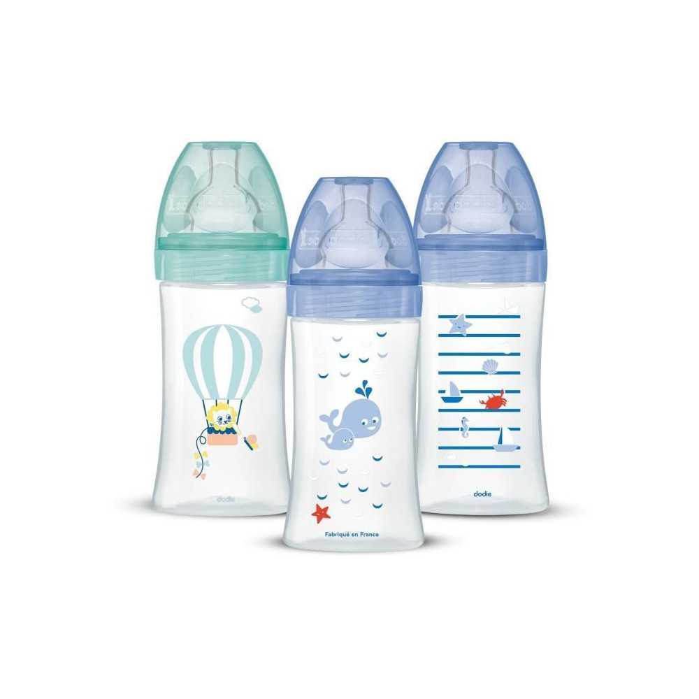 DODIE Sensation Kit Baby Bottles 270ml x3 EB1