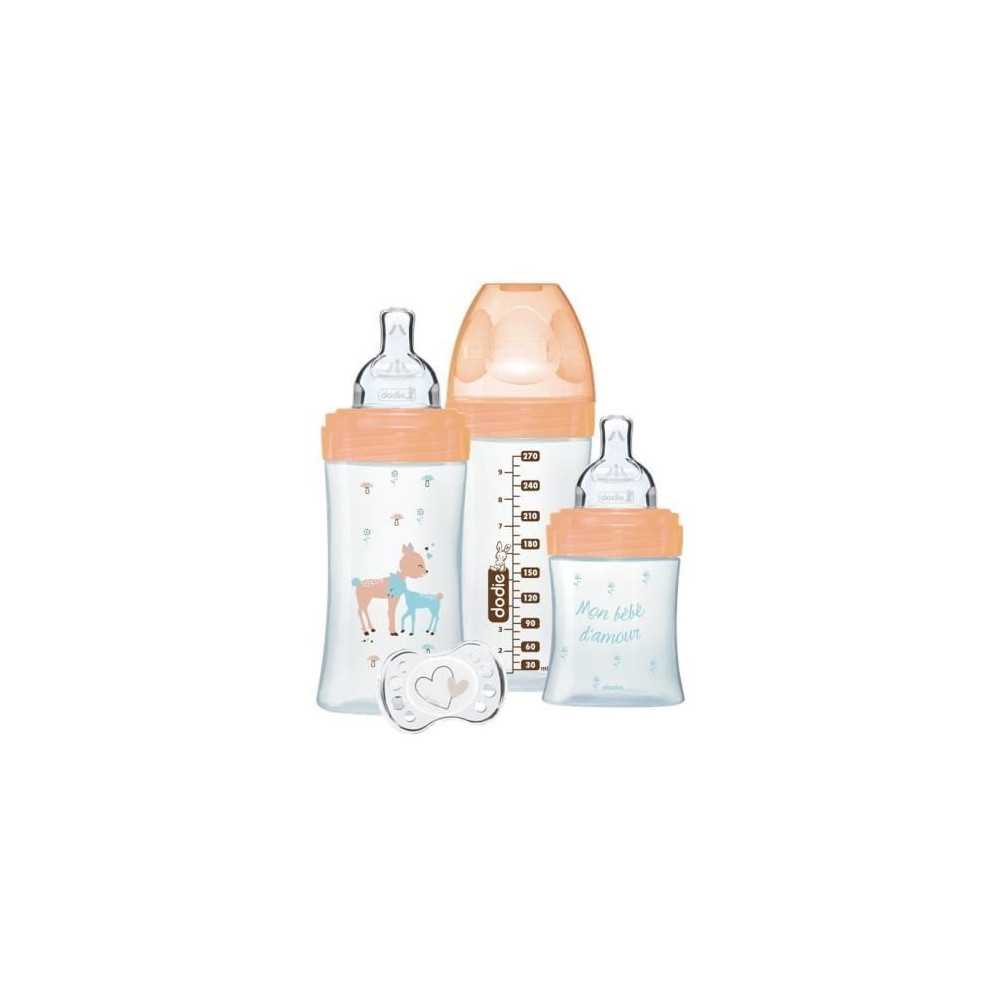 DODIE - Sensation + bottles set - glass (1 bottle 150ml - 2 bottles 27