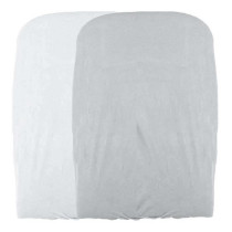 DOMIVA Set of 2 changing mat covers - White / Pearl