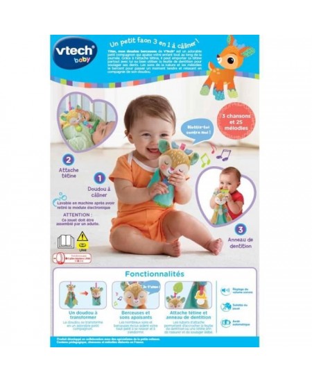 VTECH BABY - Tifan, mon Doudou Berceuses