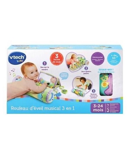 VTECH BABY - Rouleau d'Eveil Musical 3 en 1