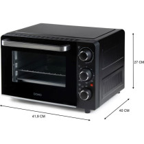 DOMO DO807GO mini bake and snack oven - 20 L - black - 1300watt -