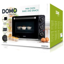 DOMO DO807GO mini bake and snack oven - 20 L - black - 1300watt -