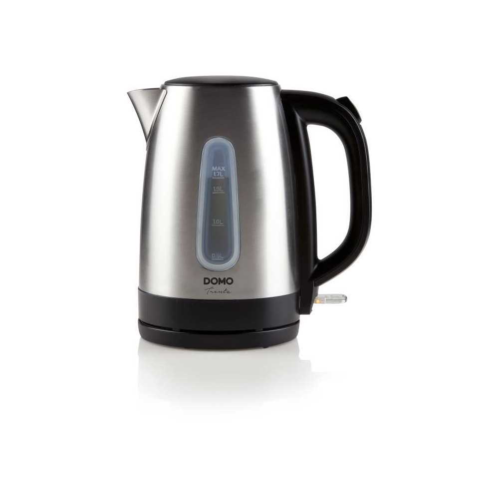 Stainless steel kettle - DOMO - DO496WK - 2200 W - 1.7 L - 360° base