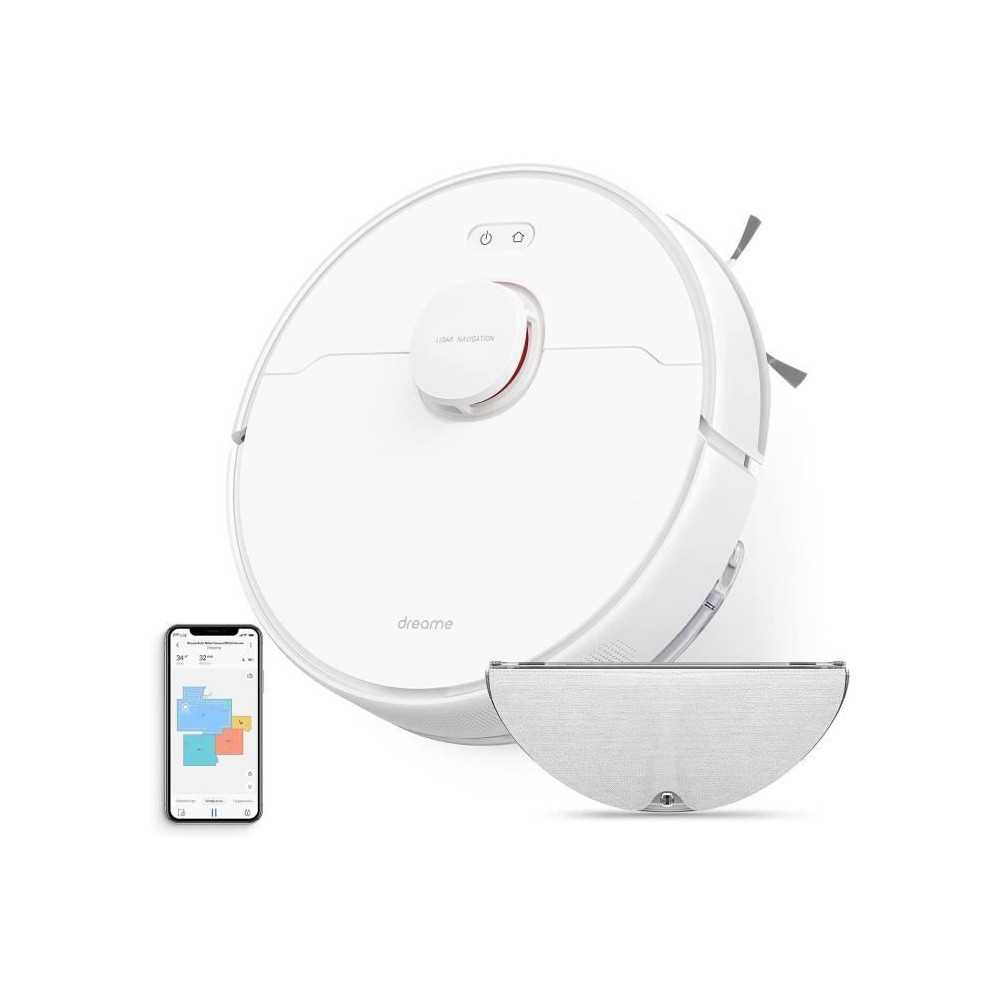 DREAME D9Max White - 2 in 1 Robot Vacuum Cleaner - Intelligent Laser L