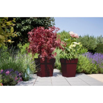 EDA TUSCANY Square Flower Pot 50 cm - Volume 87 L - 49.5 x 49.5 x H.52