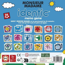 Monsieur Madame - Identic - Memory game