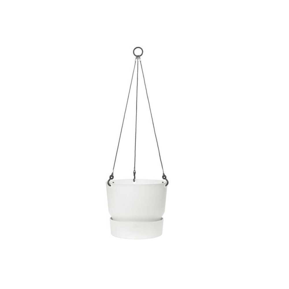 Elho flower pot to hang greenville 24 - exterior - Ø 23.9 x h 20.3 cm