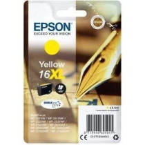 EPSON Pack of 1 Ink Cartridge 16XL Feather - Yellow - High Capacity Bl