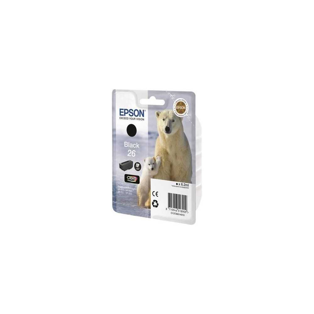 EPSON T2601 Cartridge - Polar Bear - Black