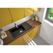 Stradour Sink Kitchen Builter 1 Large Bac + 1 Einna Drave - Resin - 86