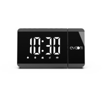 Projector alarm clock - EVOOM - EV304571 - Black - FM alarm clock radi