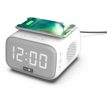 Speaker charger alarm clock - EVOOM - EV304601 - White with wireless c