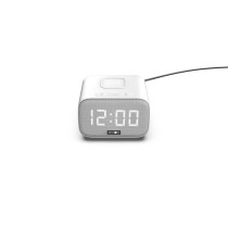 Speaker charger alarm clock - EVOOM - EV304601 - White with wireless c