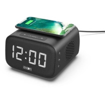 Speaker charger alarm clock - EVOOM - EV304618 - Black with wireless c