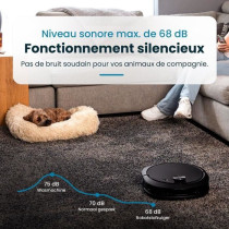 EZICLEAN All-in-one Z10 Plus Connected Robot Vacuum Cleaner with Empty