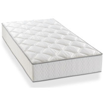 Ensemble matelas ressorts + sommier tapissier 90 x 190 - Epaisseur 23