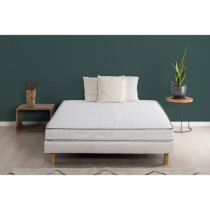 Ensemble matelas + sommier 140 x 190cm - Mousse a mémoire de forme -