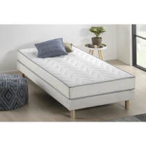 Ensemble matelas + sommier UNELMA 90 x 190 - 5 zones et mémoire de fo