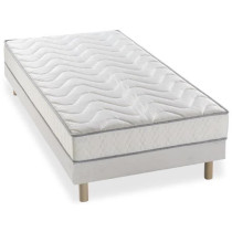 Ensemble matelas + sommier UNELMA 90 x 190 - 5 zones et mémoire de fo