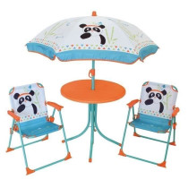 FUN HOUSE 713095 INDIAN PANDA Garden furniture with a table, 2 folding