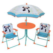 FUN HOUSE 713095 INDIAN PANDA Garden furniture with a table, 2 folding